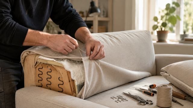 Kan en sofa repareres? Guide til reparation eller ny sofa