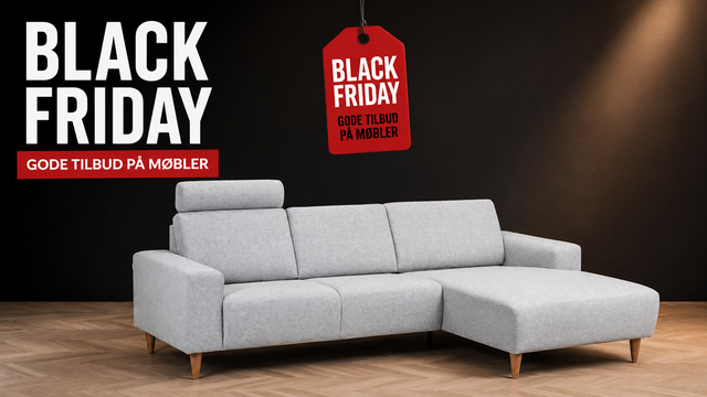 Black Friday møbler – gode tilbud hos Danbo Aarhus